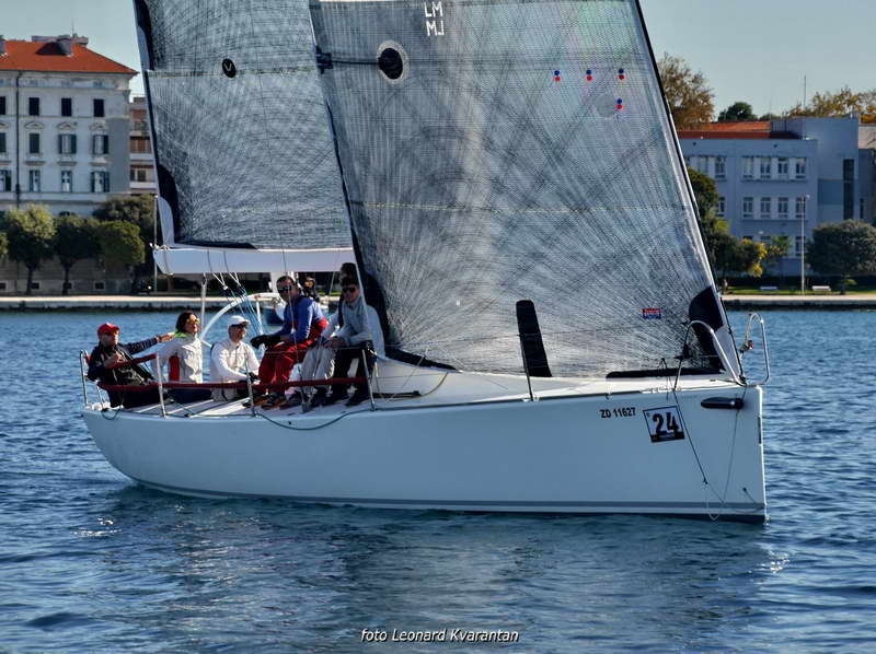 Zadarska Koka 2016. gledana s mora. Foto: Leonard Kvarantan Zadarska Koka 2016. gledana s mora. Foto: Leonard Kvarantan