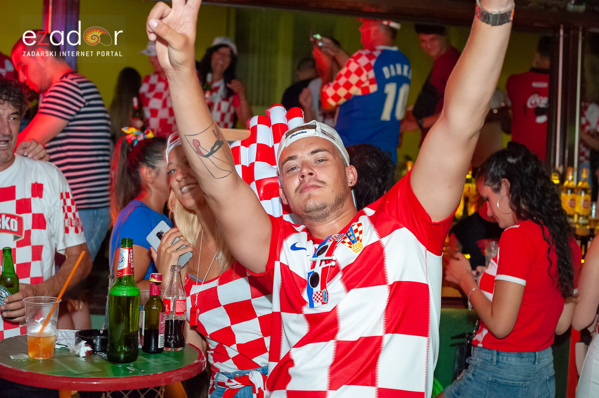 Zadar je gorio: Velika fešta nakon plasmana Vatrenih u finale Svjetskog prvenstva