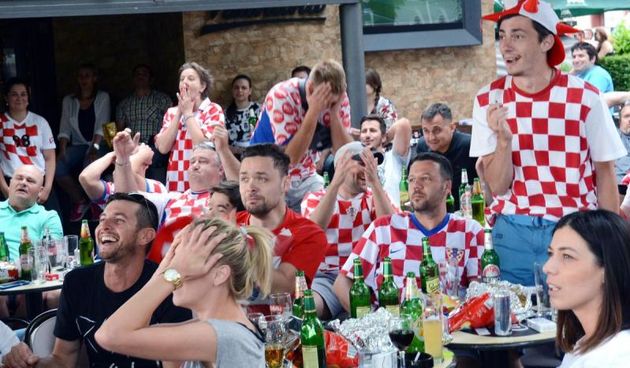 Navijači ilustracija