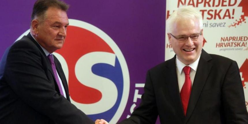 Stranaka Naprijed Hrvatska! – Progresivni savez i Narodna stranka – Reformisti, odrzali su konferenciju za medije povodom potpisivanja koalicijskog sporazuma za parlamentarne izbore 2015/2016. godine. Sporazum su potpisali dr.sc. Ivo Josipovic, predsjedni