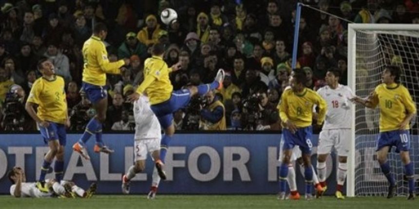 Juan zabija za 1-0 Brazila, Foto: AP Photo Juan zabija za 1-0 Brazila, Foto: AP Photo