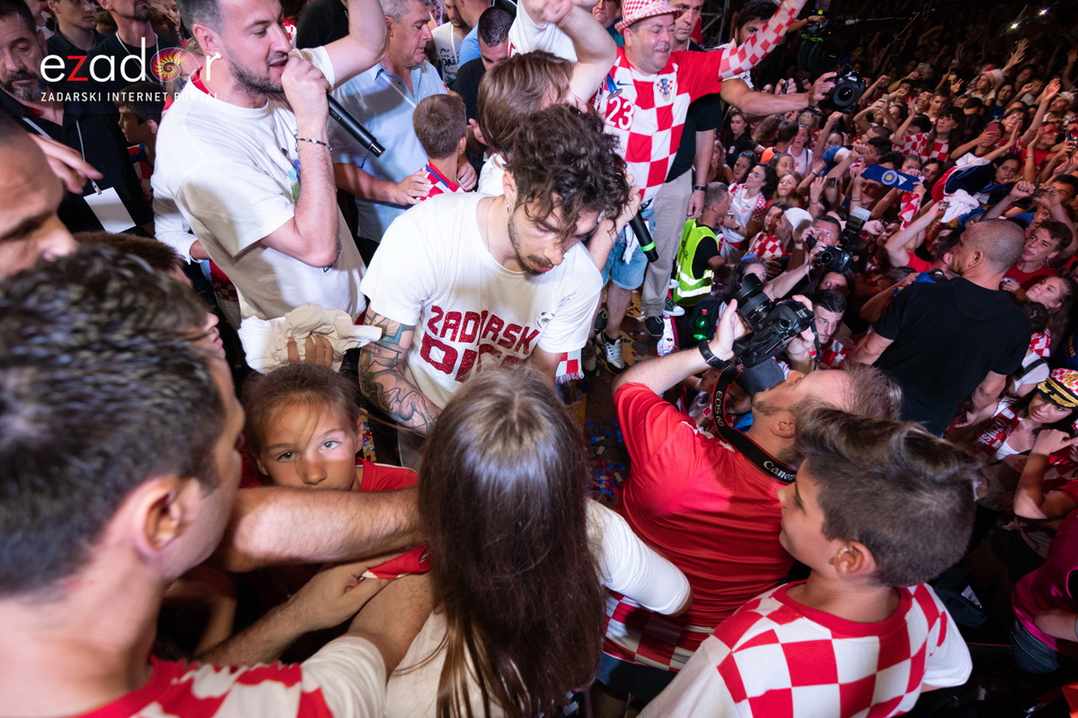 Veličanstven doček četvorice zadarskih Vatrenih