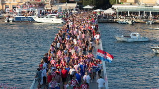 Veličanstven doček četvorice zadarskih Vatrenih Veličanstven doček četvorice zadarskih Vatrenih