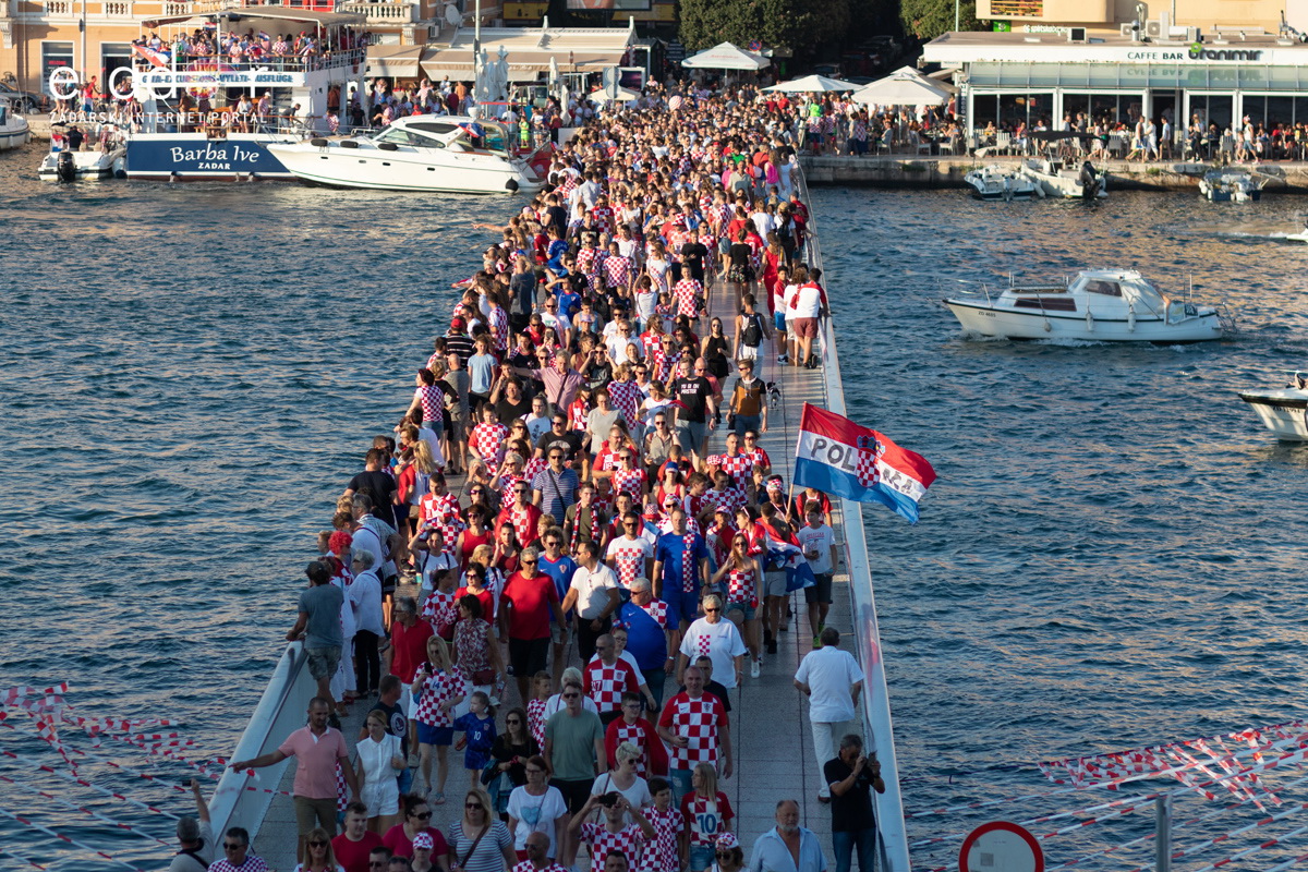 Veličanstven doček četvorice zadarskih Vatrenih Veličanstven doček četvorice zadarskih Vatrenih