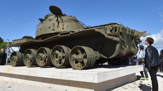 Zadar danas obiljezava 25. obljetnicu obrane Grada. 6. listopada 1991. otporom hrvatskih branitelja sprijecen je prodor srpskih snaga u grad. Kod spomen obiljezja na Dracevcu odrzan je svecani skup. Photo: Dino Stanin/PIXSELL