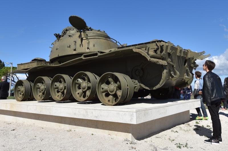 Zadar danas obiljezava 25. obljetnicu obrane Grada. 6. listopada 1991. otporom hrvatskih branitelja sprijecen je prodor srpskih snaga u grad. Kod spomen obiljezja na Dracevcu odrzan je svecani skup. Photo: Dino Stanin/PIXSELL