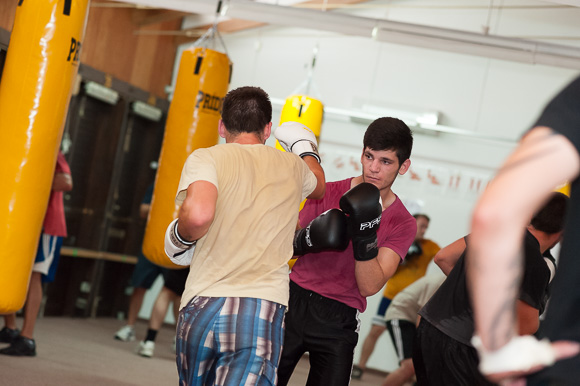 Prvi trening u novom boksačkom klubu Bandits (foto: Ivan Toman) Prvi trening u novom boksačkom klubu Bandits (foto: Ivan Toman)