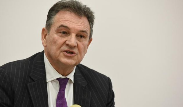 Zagreb – Predsjednik Narodne stranke – reformista Radimir Cacic na konferenciji za medije iznio prijedlog izlaska iz franacke krize. Photo: Davor Visnjic/PIXSELL