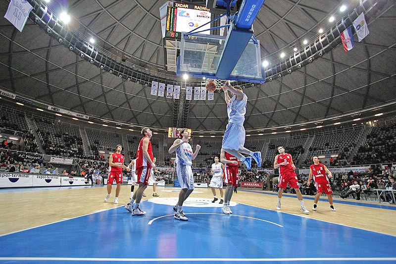 KK Zadar – KK Radnički (foto: Marin Gospić)