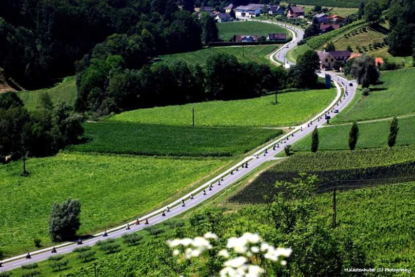Vespa klub Zadar u Austriji, foto-klub Scooterie Liebnitz