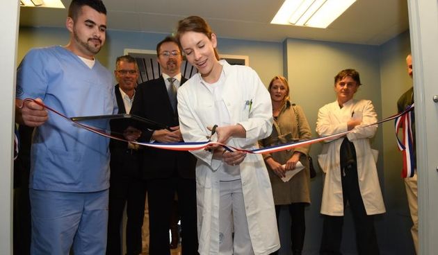 U Općoj bolnici Zadar svečano otvorena nova angio sala donacija dr. Freidoona Ghazija. Foto: Dino Stanin/PIXSELL