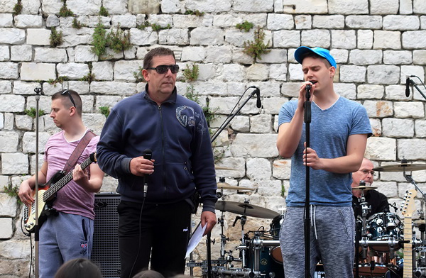 The Voice u Zadru: Sara, Dino, Ive i Jure na Trgu pet bunara, Foto: Roberto Lerga