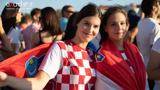 Veličanstven doček četvorice zadarskih Vatrenih Veličanstven doček četvorice zadarskih Vatrenih