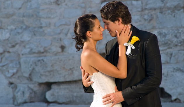 Djir po gradu, 1. kolovoza 2009., vjenčanje, mladenci