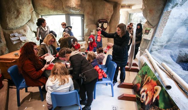 Djeca u zagrebačkom Zoološkom proslavila Dan crvenih pandi