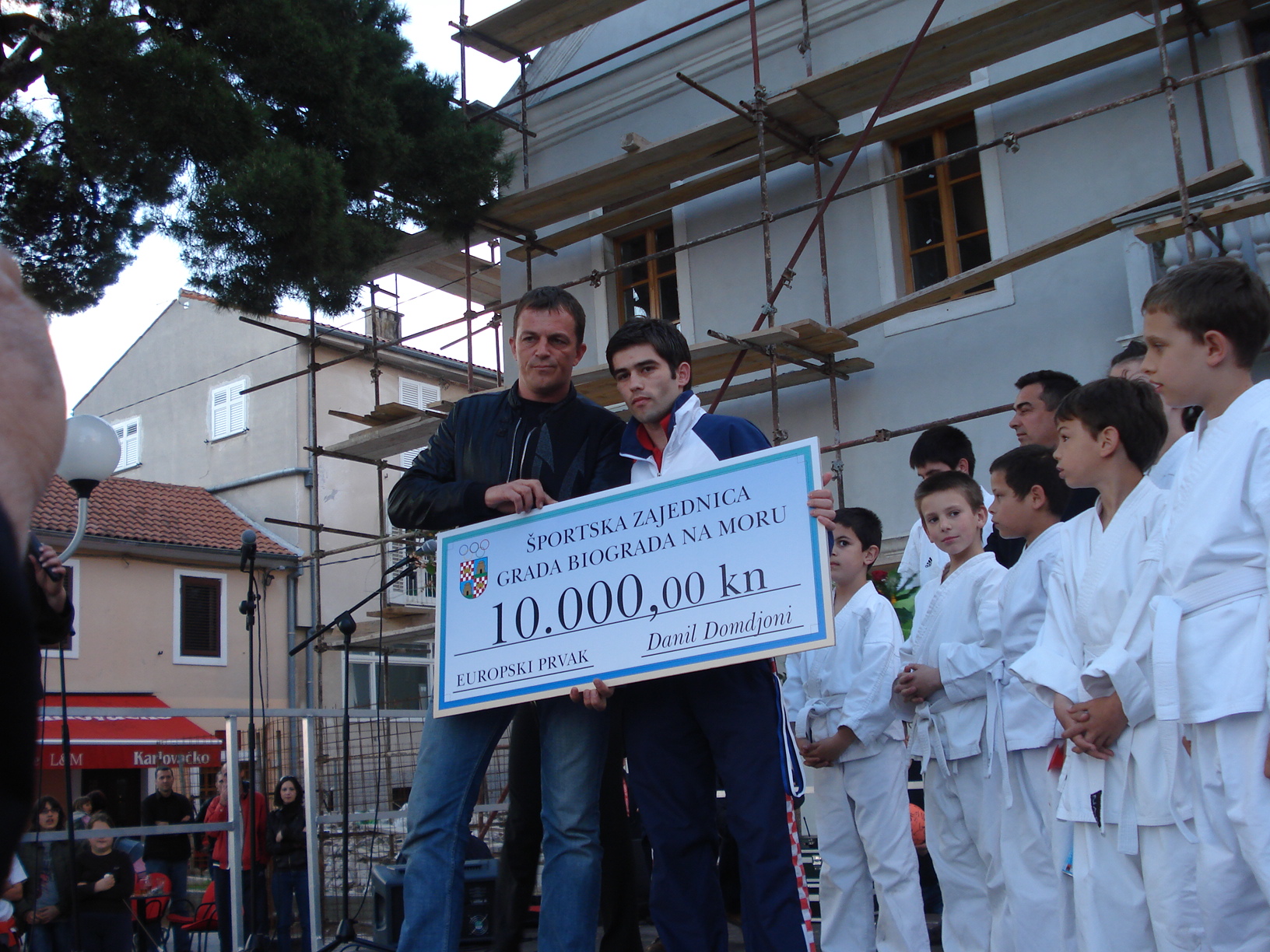 Doček Danila Domdjonija u Biogradu Doček Danila Domdjonija u Biogradu