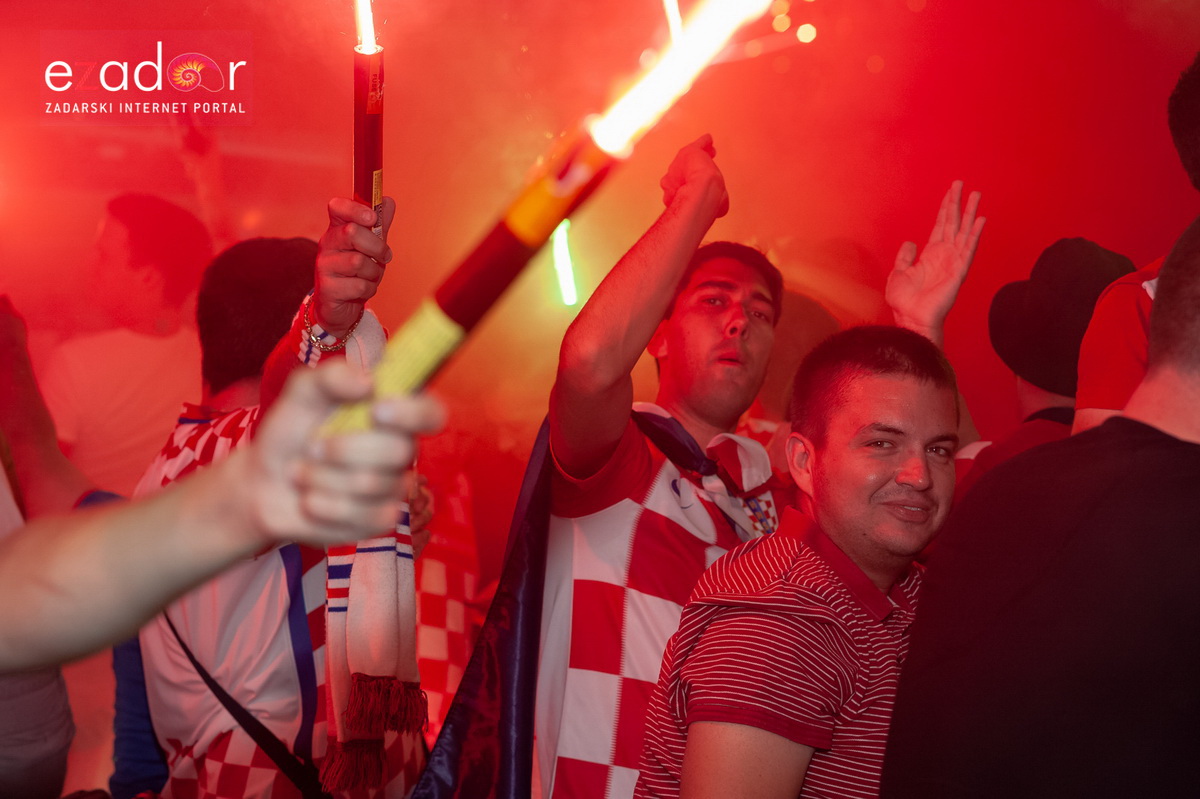 Zadar je gorio: Velika fešta nakon plasmana Vatrenih u polufinale Svjetskog prvenstva