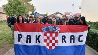 Obilježena 24. obljetnica stradanja mještana i branitelja Škabrnje, Foto: Dino Stanin/PIXSELL Obilježena 24. obljetnica stradanja mještana i branitelja Škabrnje, Foto: Dino Stanin/PIXSELL