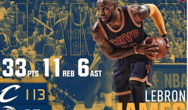 CLE-TOR 113-87, LeBron James