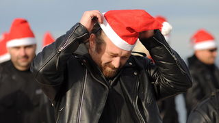 Zadar, 131211
Udruga motorista “Bestije” za Svetu Lucu daruje vrtic Latica, za djecu s teskocama u razvoju. Prije odlaska u vrtic, motoristi su se provozali po gradu noseci kapice  djeda Mraza.
Foto: Luka Gerlanc / CROPIX