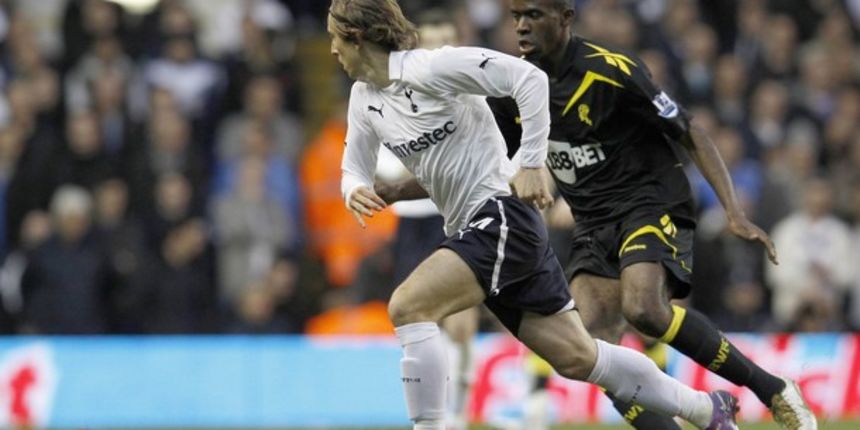Luka Modrić i Fabrice Muamba, foto: Reuters Luka Modrić i Fabrice Muamba, foto: Reuters