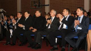 Grad Biograd na moru odrzao je svecanu sjednicu na kojoj su urucene zahvalnice zasluznim gradjanima. Sjednici su nazocili i generali Ante Gotovina i Mladen Markac koji je proglasen za pocasnog gradjanina. Photo: Dino Stanin/PIXSELL