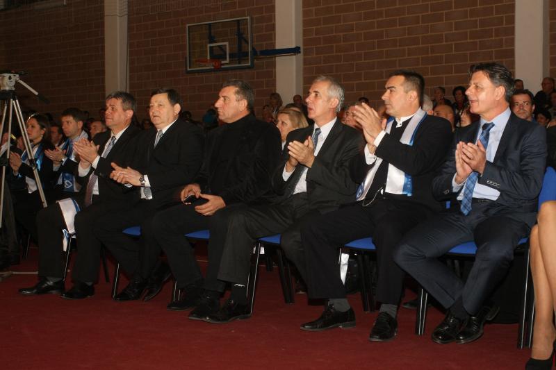 Grad Biograd na moru odrzao je svecanu sjednicu na kojoj su urucene zahvalnice zasluznim gradjanima. Sjednici su nazocili i generali Ante Gotovina i Mladen Markac koji je proglasen za pocasnog gradjanina. Photo: Dino Stanin/PIXSELL