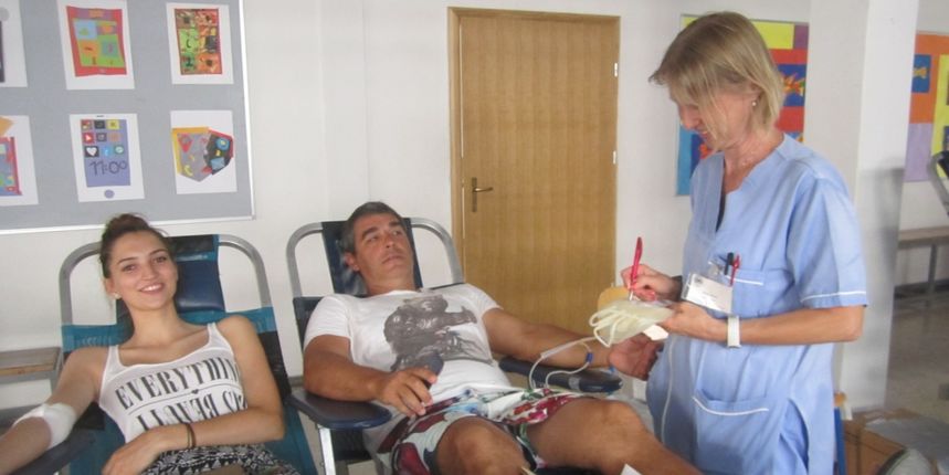 Akcija dobrovoljnog darivanja krvi u Biogradu Akcija dobrovoljnog darivanja krvi u Biogradu