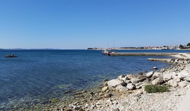 Plaža na kojoj je pronađena neeksplodirana ručna bomba