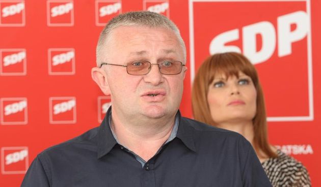 Na konferenciji za medije SDP se osvrnuo na jucerasnje optuzbe od strane Rena Sinovcica. Photo: Dino Stanin/PIXSELL