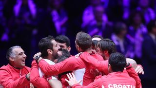 Veliko slavlje hrvatskih tenisača nakon osvajanja Davis Cupa