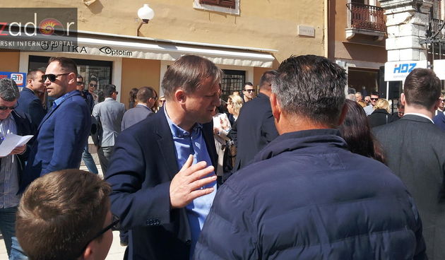 Branko Dukić na Narodnom trgu