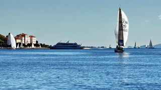 Zadarska Koka 2016. gledana s mora. Foto: Leonard Kvarantan Zadarska Koka 2016. gledana s mora. Foto: Leonard Kvarantan