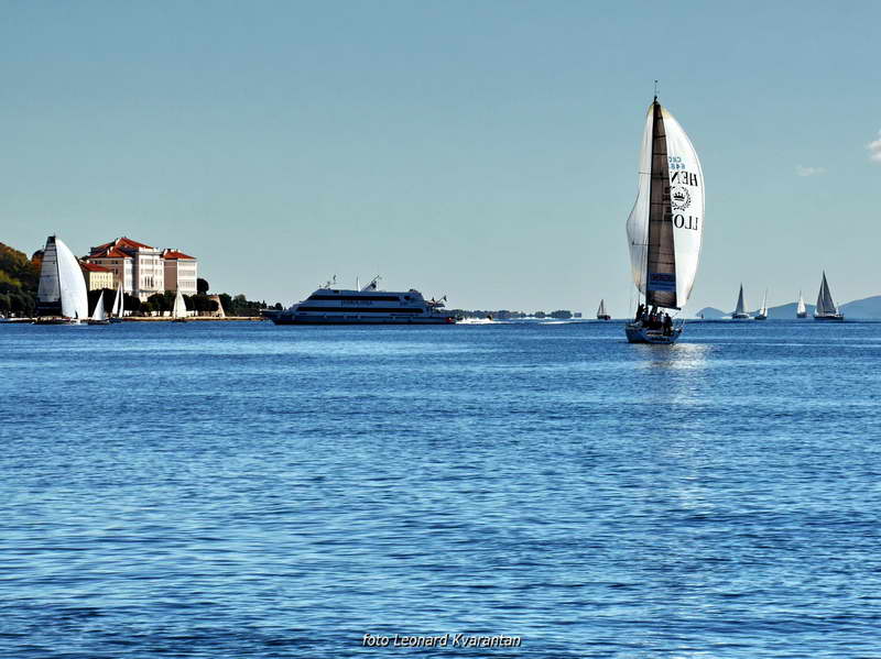Zadarska Koka 2016. gledana s mora. Foto: Leonard Kvarantan Zadarska Koka 2016. gledana s mora. Foto: Leonard Kvarantan
