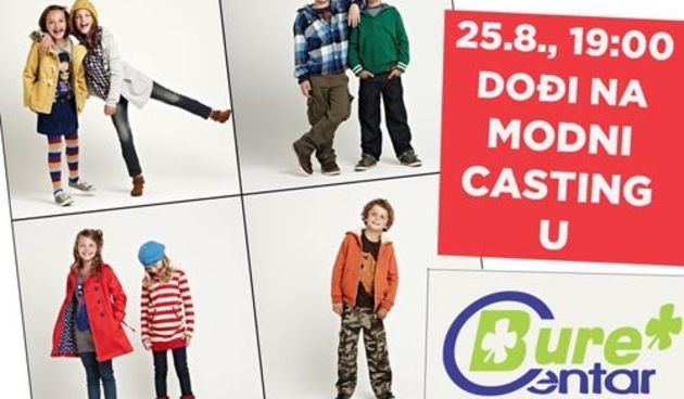 U subotu casting za manekene od 3 do 17 godina u Bure centru