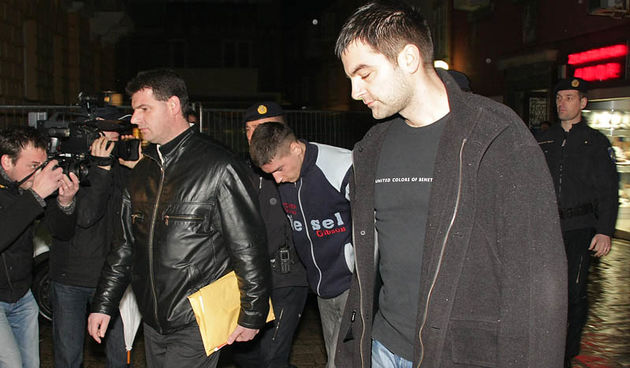Privođenje Elvisa Šopića ubojice zadarskog taxiste istraznom sudcu