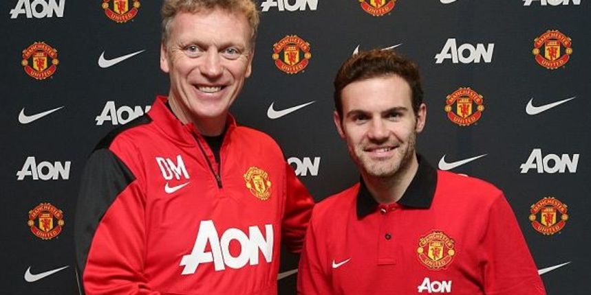 David Moyes i Juan Mata, foto: manutd.com David Moyes i Juan Mata, foto: manutd.com