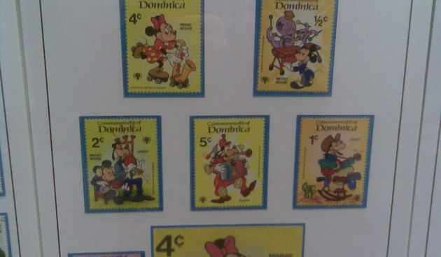 Crtani likovi na poštanskim markama izložba 01