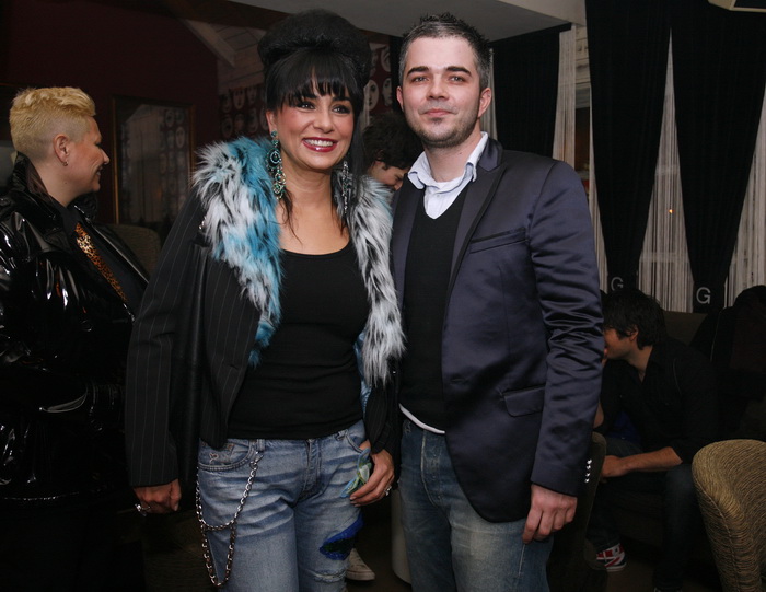 Zagreb, 220309.
Proslava 300-te epizode Red carpet-a, showbiz emisije Nove Tv, odrzana je u klubu Gallery na Jarunu.
Na slici: Daniel Delale i Alka Vuica.
Foto: Neja Markicevic / Cropix