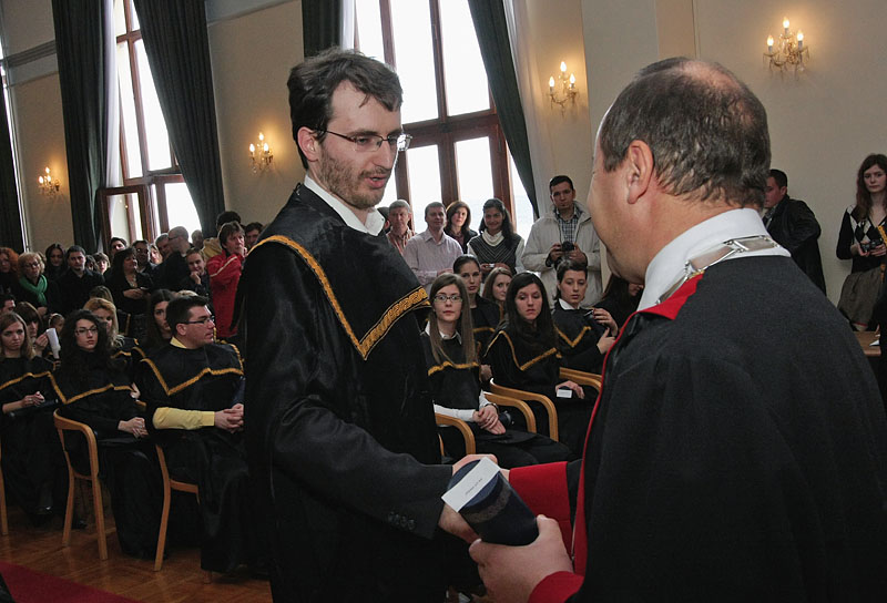 Promocija diplomiranih studenata, 7. ožujka 2009. (foto: Marin Gospić)