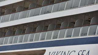 Kruzer Viking Sea na Veliku subotu u Zadar uplovio s oko tisuću turista. Foto: Dino Stanin/PIXSELL Kruzer Viking Sea na Veliku subotu u Zadar uplovio s oko tisuću turista. Foto: Dino Stanin/PIXSELL