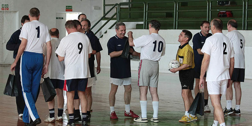 Humanitarna malonogometna utakmica u dvorani Mocire Humanitarna malonogometna utakmica u dvorani Mocire