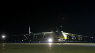 Antonov 225 u zagrebačkoj zračnoj luci Pleso, Foto: Borna Filić/PIXSELL