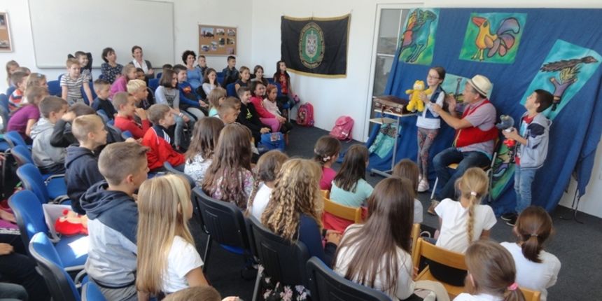 “Pavao i njegov glavao” oduševili benkovačke mališane. Foto: Grad Benkovac