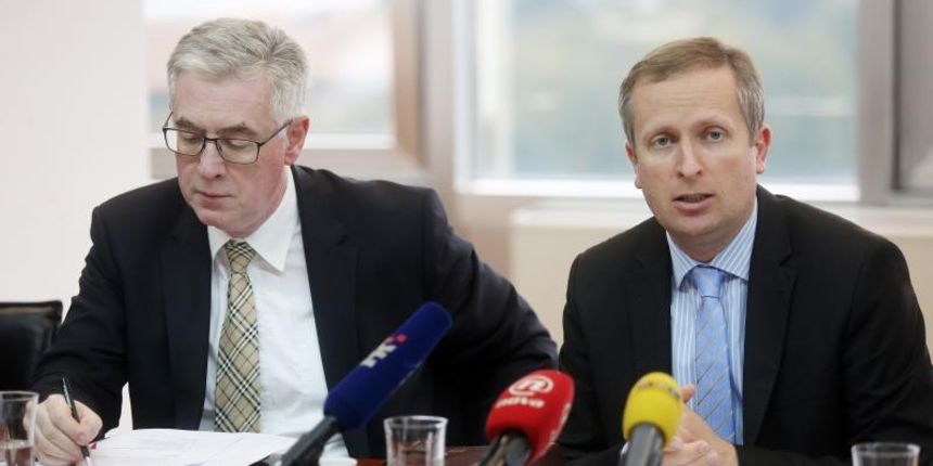 U Ministarstvu pravosudje odrzan je sastanak Savjeta za pracenje provedbe Strategije razvoja pravosudja. Branko Hrvatin, Ante Sprlje. Photo: Borna Filic/PIXSELL U Ministarstvu pravosudje odrzan je sastanak Savjeta za pracenje provedbe Strategije razvoja pravosudja. Branko Hrvatin, Ante Sprlje. Photo: Borna Filic/PIXSELL