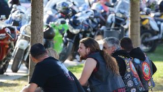 Defile bajkera ulicama Zadra u povodu 10. rođendana Moto kluba Beštije. Foto: Jadra NeveraZD Defile bajkera ulicama Zadra u povodu 10. rođendana Moto kluba Beštije. Foto: Jadra NeveraZD