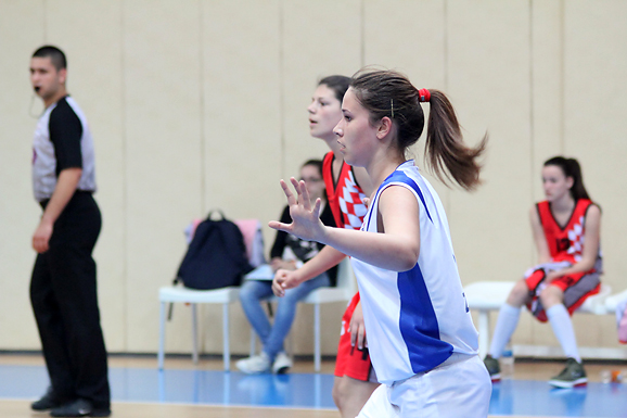 Kadetkinje : ŽKK Zadar – ŽKK Novi Zagreb (foto:Saša Čuka)