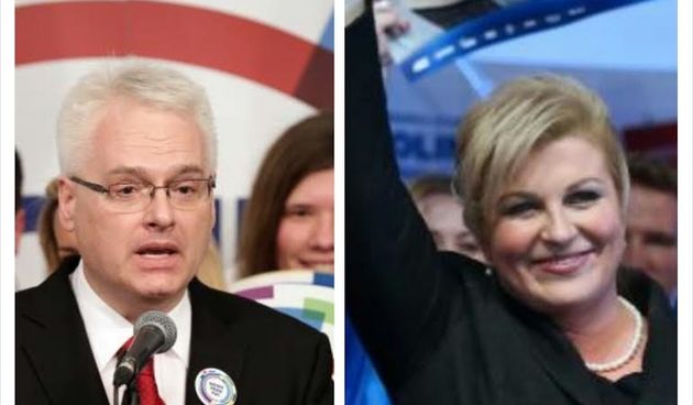 Ivo Josipović i Kolinda Grabar Kitarović, Foto: PIXSELL