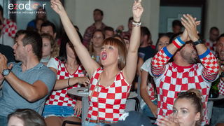 Zadar je gorio: Velika fešta nakon plasmana Vatrenih u polufinale Svjetskog prvenstva