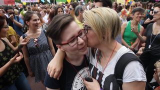 Održan je XV Zagreb Pride pod motom Još Hrvatska ni propala. Photo: PIXSELL Održan je XV Zagreb Pride pod motom Još Hrvatska ni propala. Photo: PIXSELL